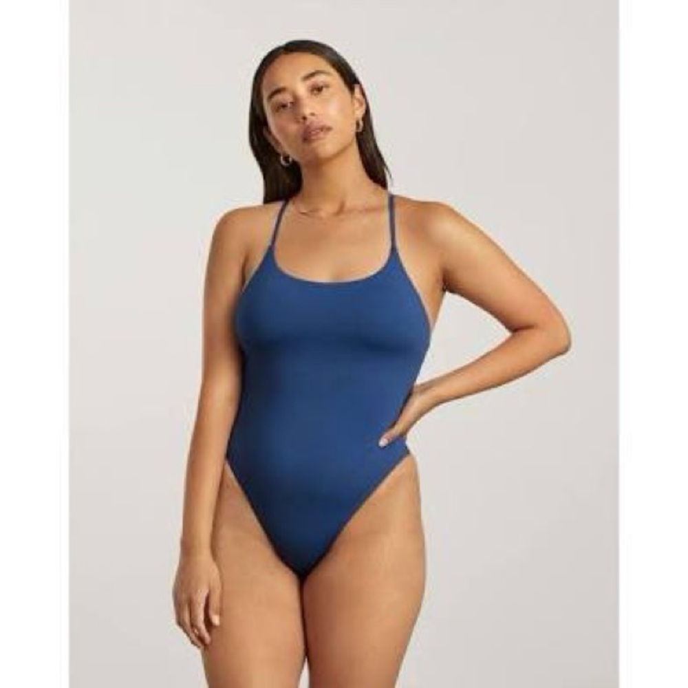 NWOT  Blue Women's One-Piece Swimsuit